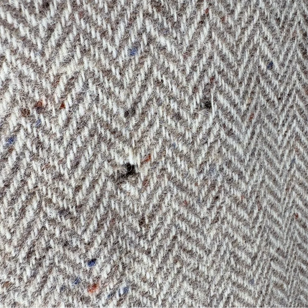 Farah Wool Herringbone Tweed Blazer 42L – Speckled Donegal Look